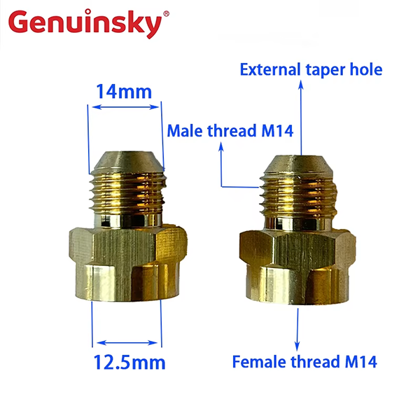 Adapter myjni mosiądzu M14