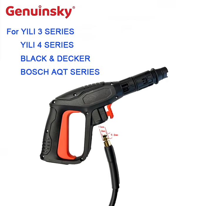 Wysokociśnieniowy pistolet natryskowy do serii YILI 3/4, B i D oraz Bosch AQT