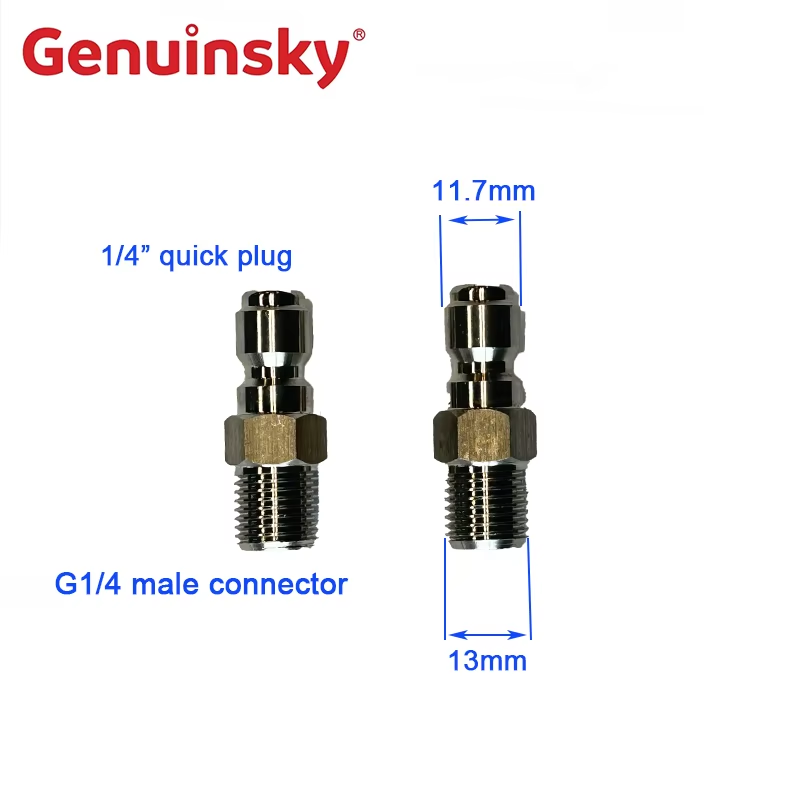 Szybka wtyczka do myjni samochodowej ze stali nierdzewnej