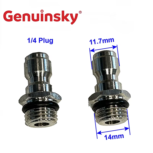 Szybka wtyczka ze stali nierdzewnej 1/4 cala